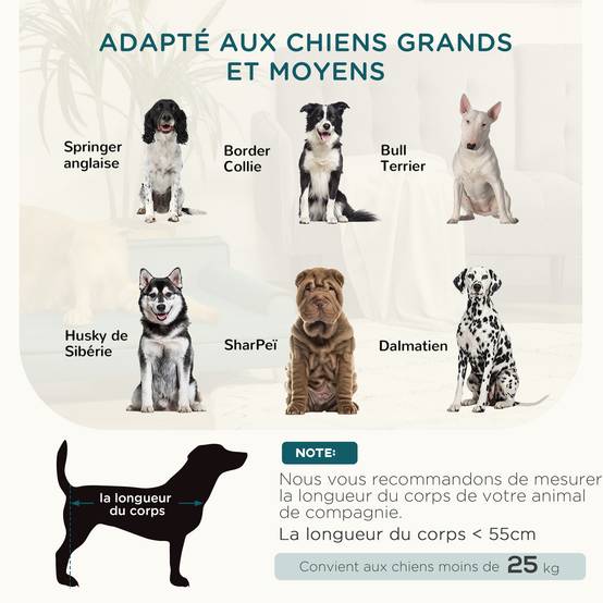 Canapé pour chien chat design scandinave coussin moelleux amovible pieds bois massif 100 x 62 x 32 cm bleu canard - Image 6
