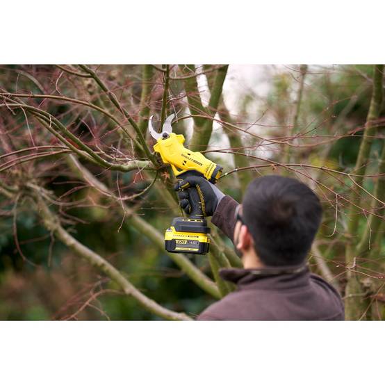 stanley - Sécateur Électrique 18V STANLEY FATMAX V20 SFMCPP32M1-QW - 1 Batterie 4Ah + Chargeur - Image 3