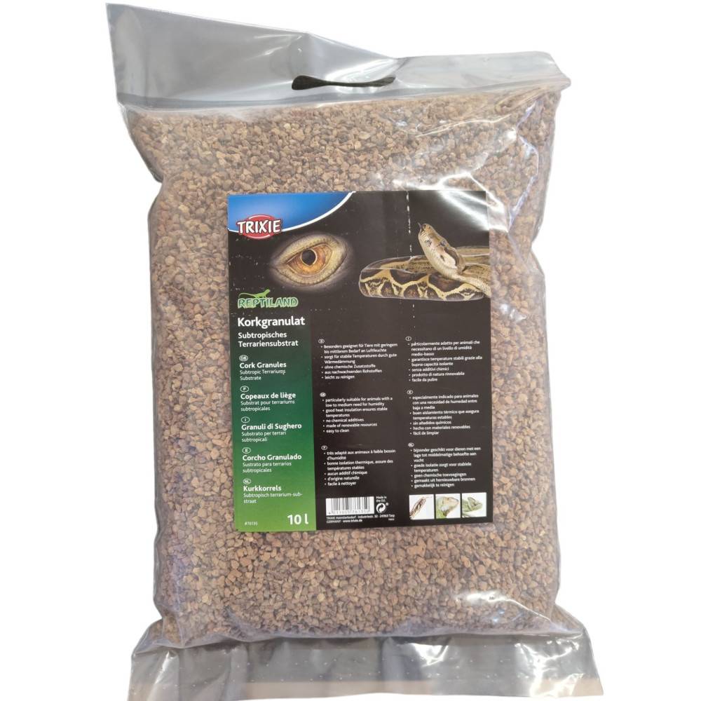 Trixie - Trixie - Copeaux de liège 10 litre substrat pour terrariums subtropicales - Image 1
