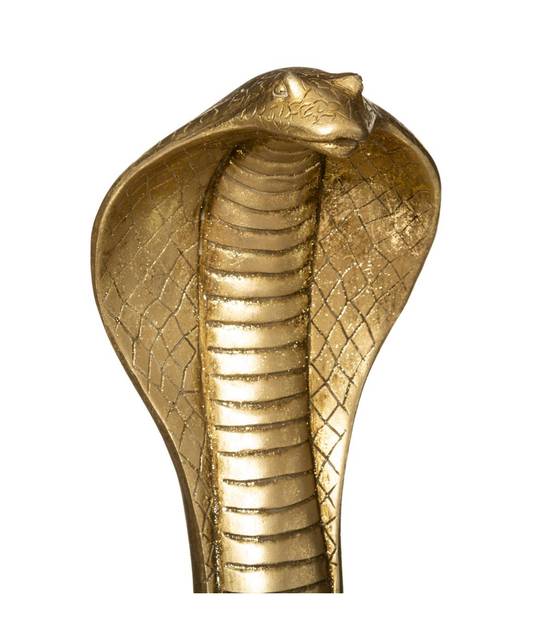 Objet décoratif Cobra en Résine Doré H 36 cm - Image 2