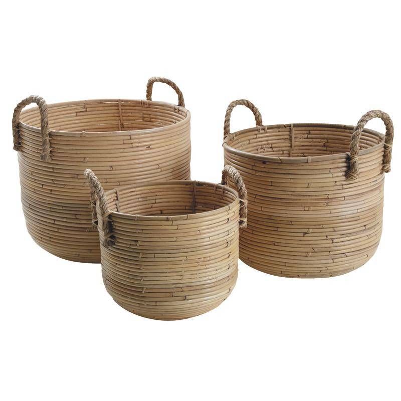 Aubry Gaspard - Cache-pot en poelet et corde Diam 40 cm - Aubry Gaspard - Image 1