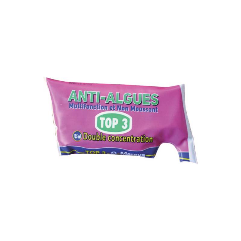 Berling’o Anti-algues multi-actions MAREVA pour piscine de 20 à 30 m3 - Eco-doses Top 3 - 8 x 125mL - 020024U - Image 2