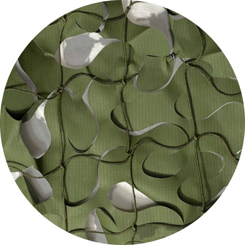 Filet de camouflage renforcé vert / 7x7 - Image 5