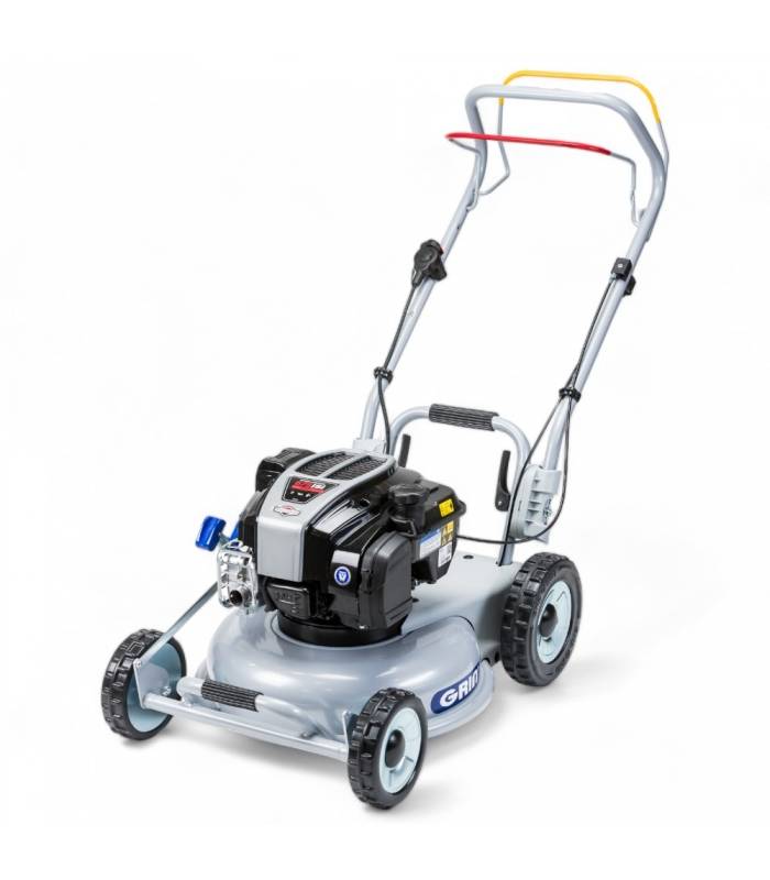 Grin - Tondeuse thermique Briggs & Stratton 163 cm3, démarrage électrique - Mulching avancé, 1200m2, 1 Vitesse AV - GRIN HM46A-IS - Image 2