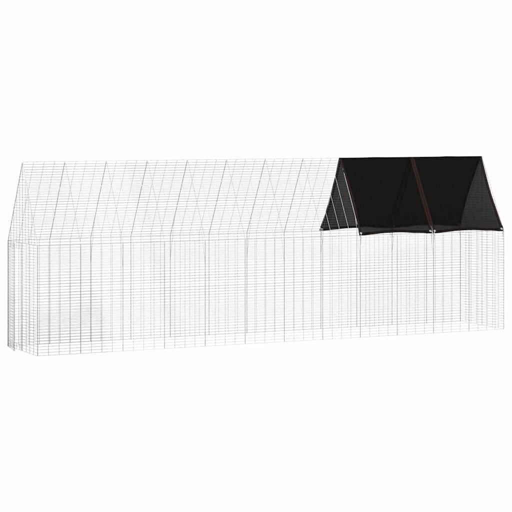 Vidaxl - Cage à poules 2 pcs Argenté 600 x 100 x 210 cm Acier galvanisé vidaXL 3394431 - Image 2
