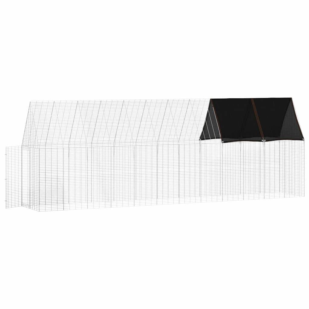 Vidaxl - Cage à poules 2 pcs Argenté 600 x 100 x 210 cm Acier galvanisé vidaXL 3394431 - Image 7