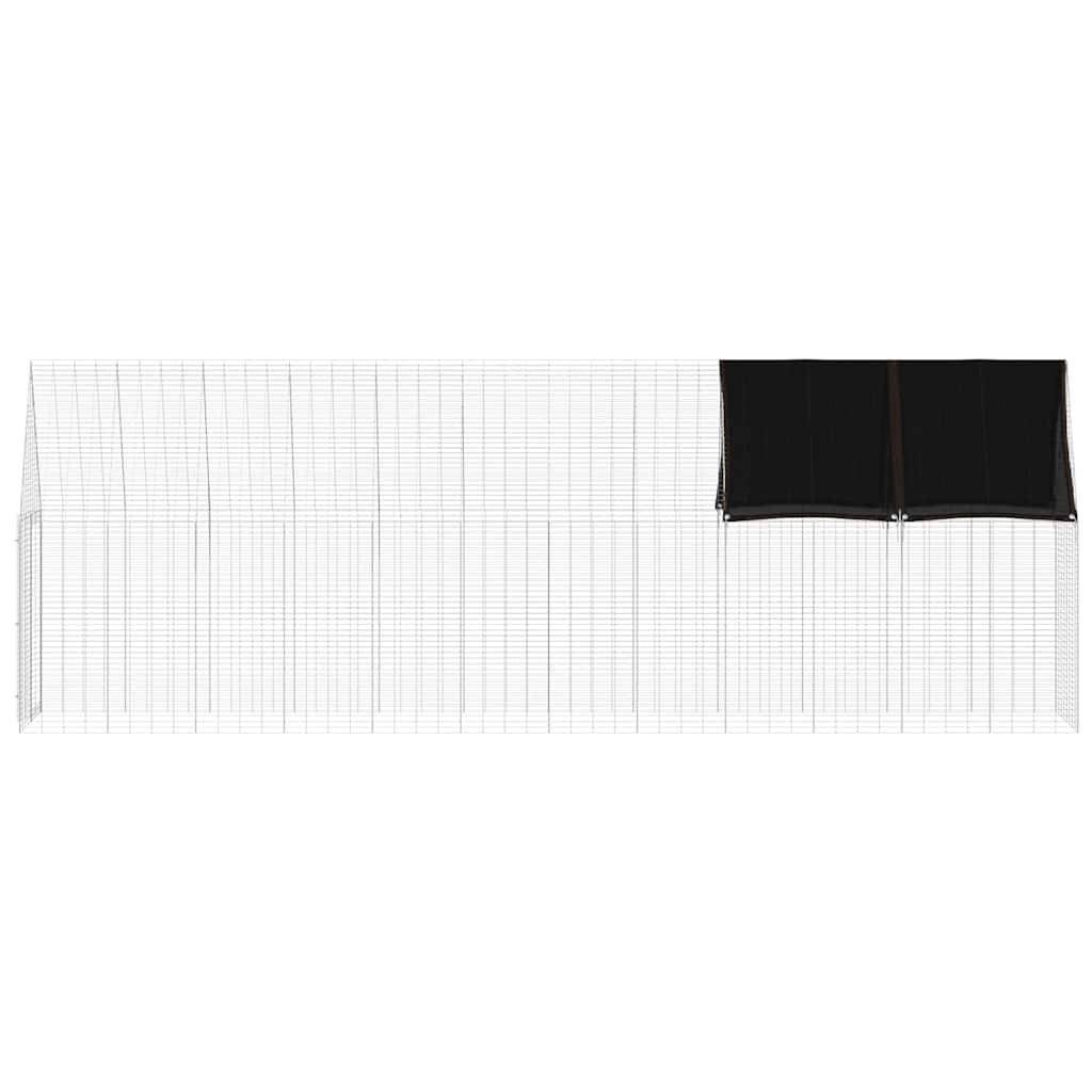 Vidaxl - Cage à poules 2 pcs Argenté 600 x 100 x 210 cm Acier galvanisé vidaXL 3394431 - Image 9