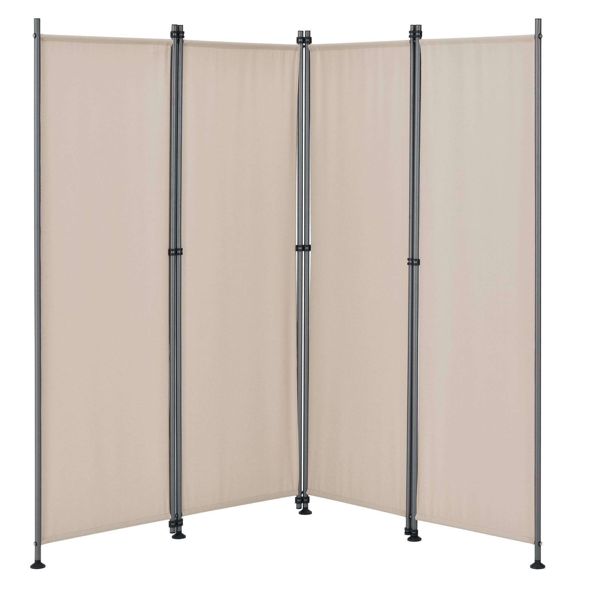 Helloshop26 - Paravent brise-vue barrière protection de l'intimité 215 x 170 cm beige - Image 2