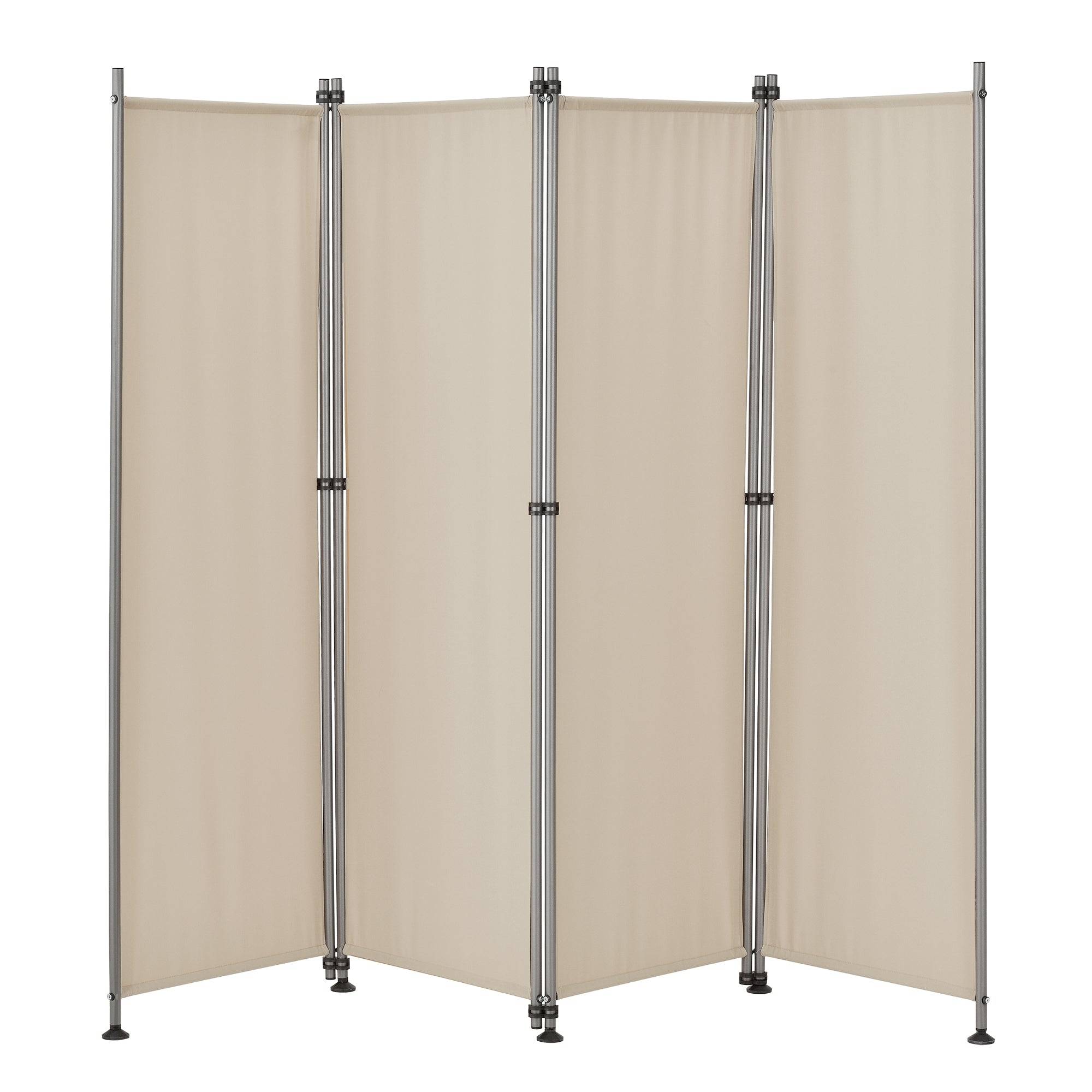 Helloshop26 - Paravent brise-vue barrière protection de l'intimité 215 x 170 cm beige - Image 1