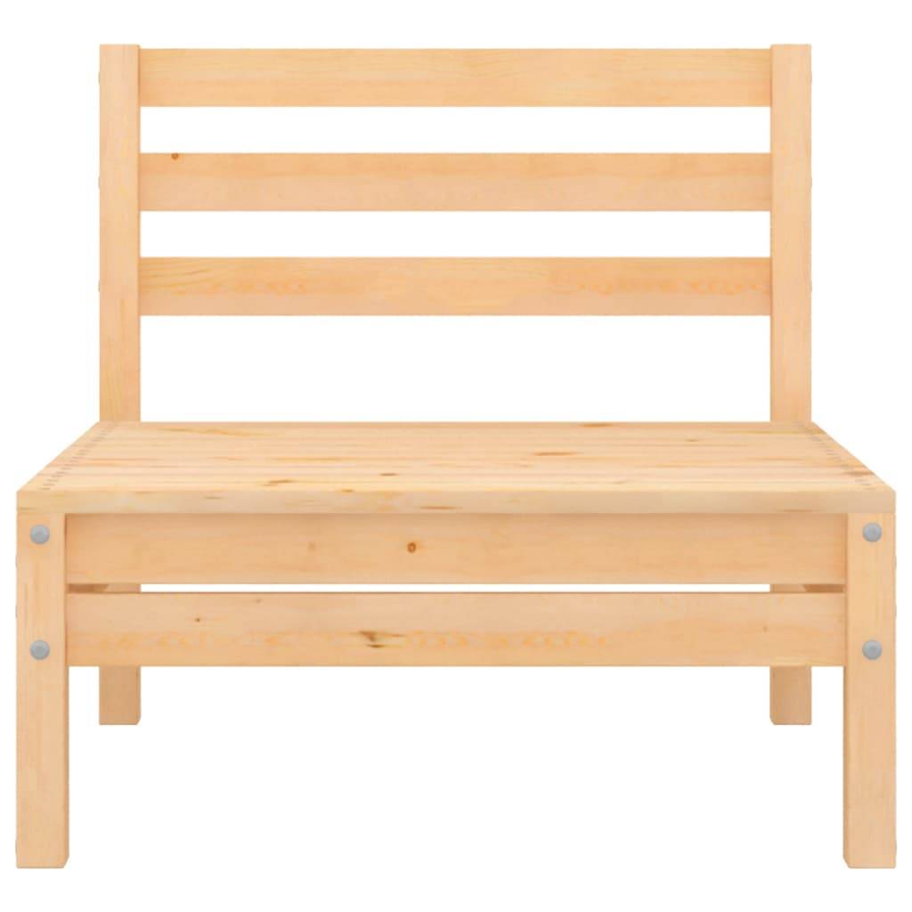 Helloshop26 - Salon de jardin meuble d'extérieur ensemble de mobilier 3 pièces bois de pin massif - Image 3