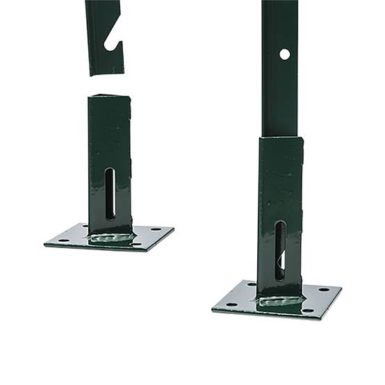 Support poteau fer forme T WERKA PRO vert - Image 3