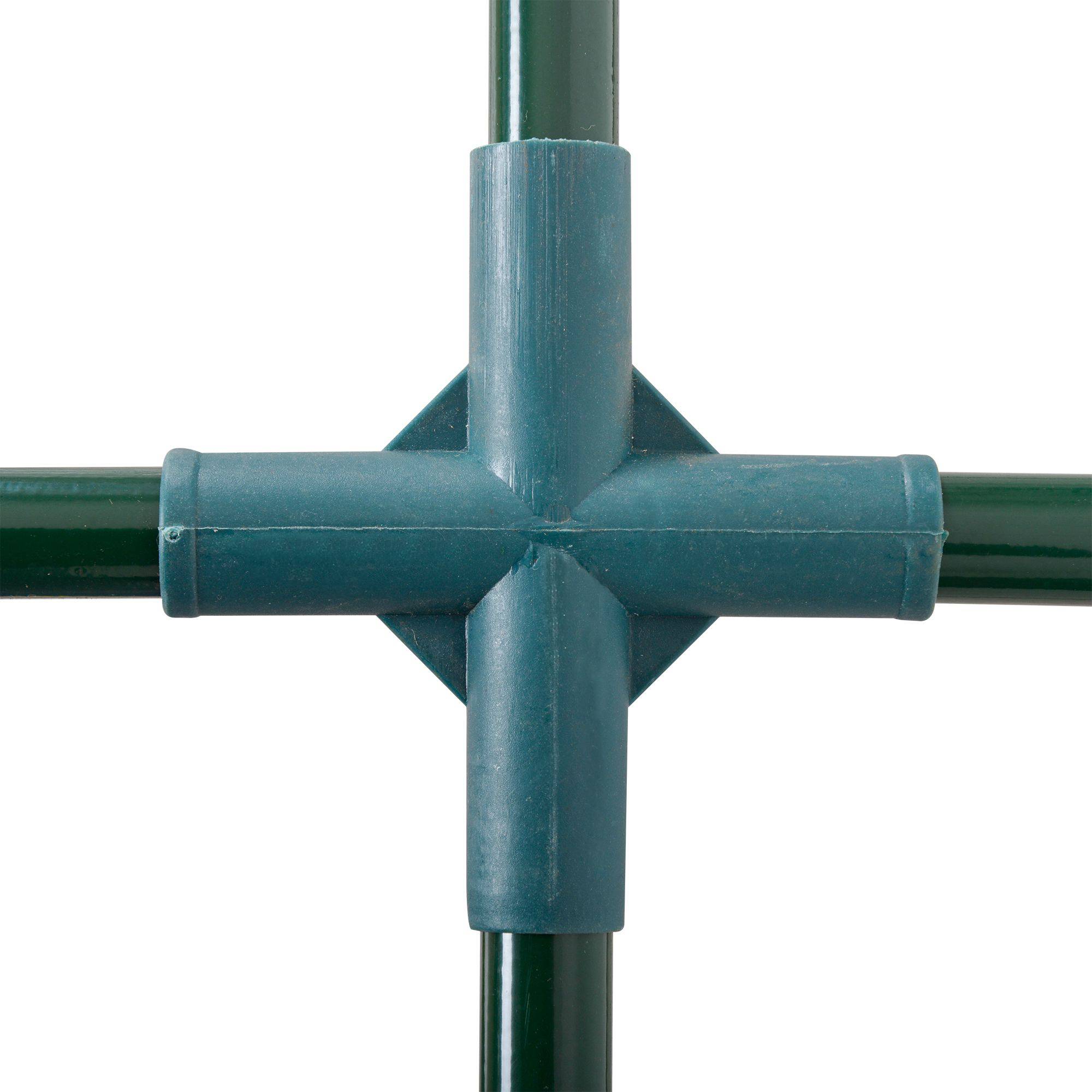 Mini serre potagère en acier pour semis protection gel et intempéries 200x100x80cm vert - ComfortXL Outdoor Living - Image 9