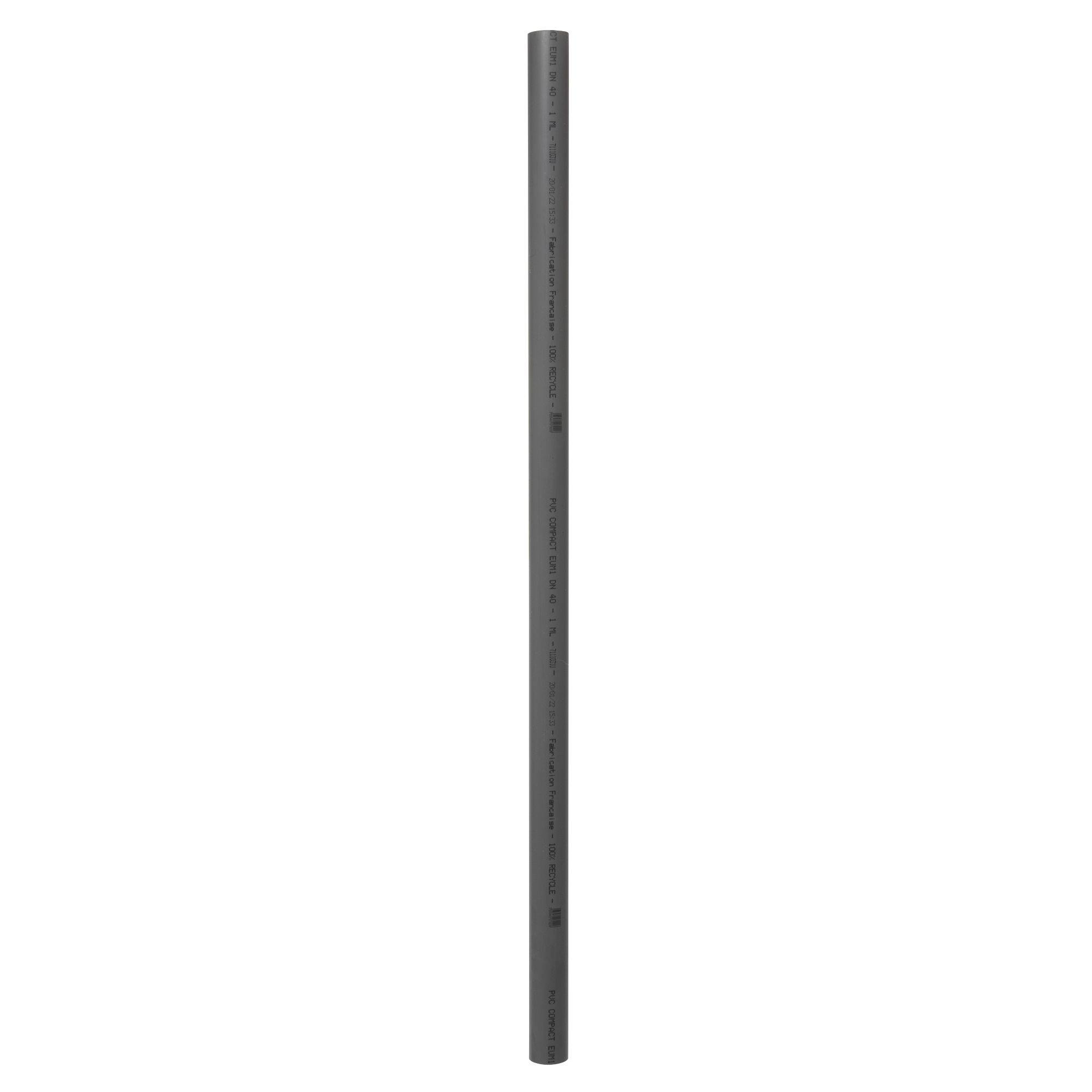Jardibric - Tube PVC ø 40 mm - 2 m - Image 1