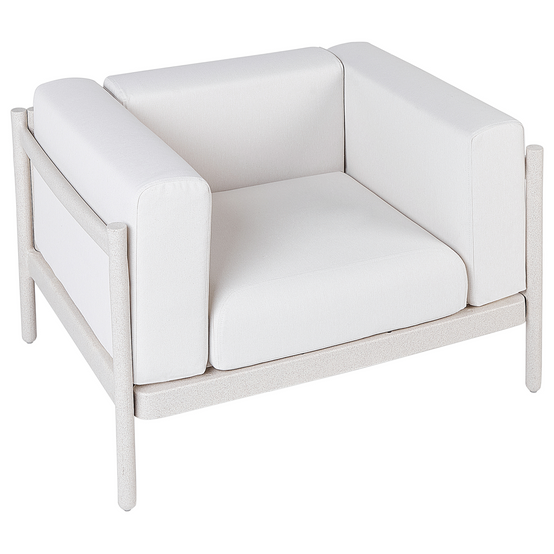 Fauteuil Matière synthétique Beige clair FERRETTI - Beliani - Image 6