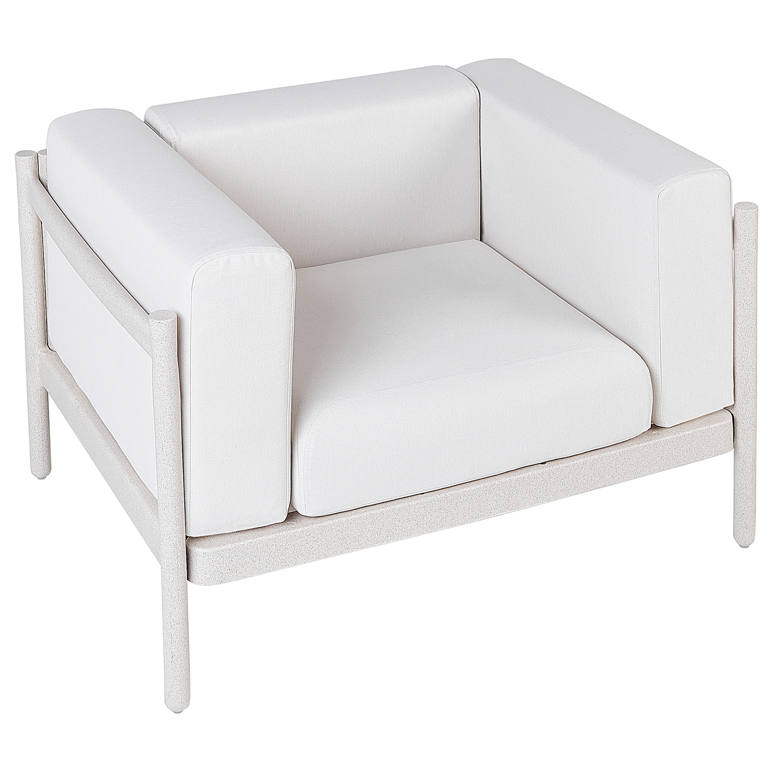 Fauteuil Matière synthétique Beige clair FERRETTI - Beliani - Image 6