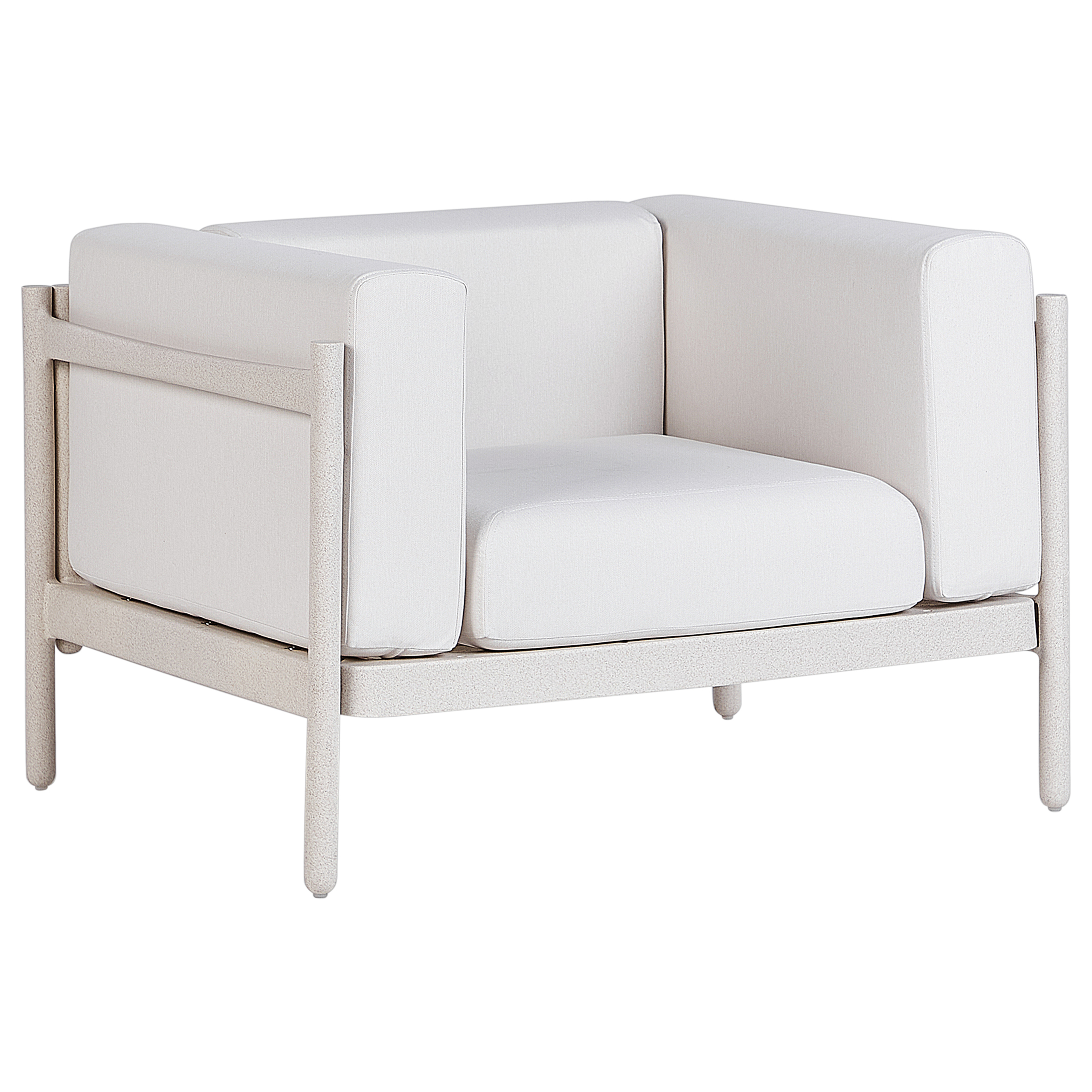 Fauteuil Matière synthétique Beige clair FERRETTI - Beliani - Image 3