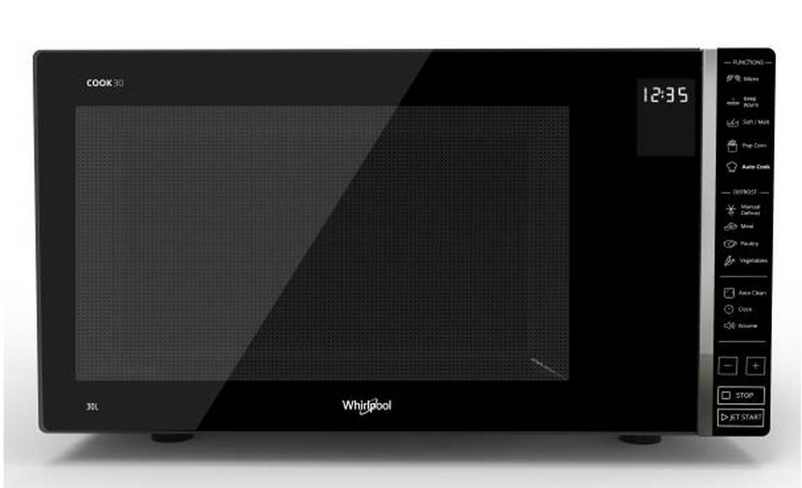Micro ondes solo 30l 900w noir MWP301B Whirlpool - Image 1