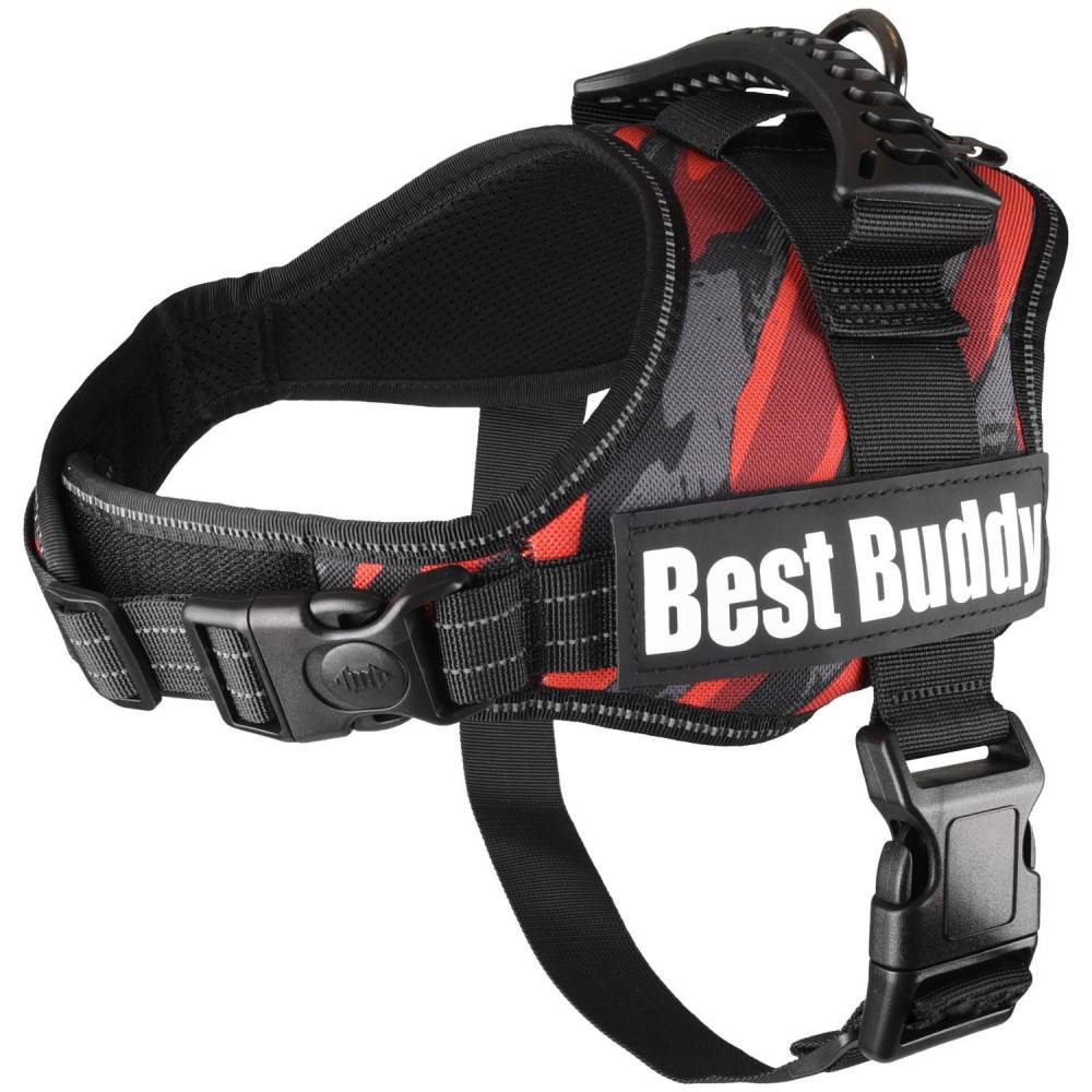 Flamingo - Harnais taille L best buddy pluto couleur rouge,  pour chien - Image 1