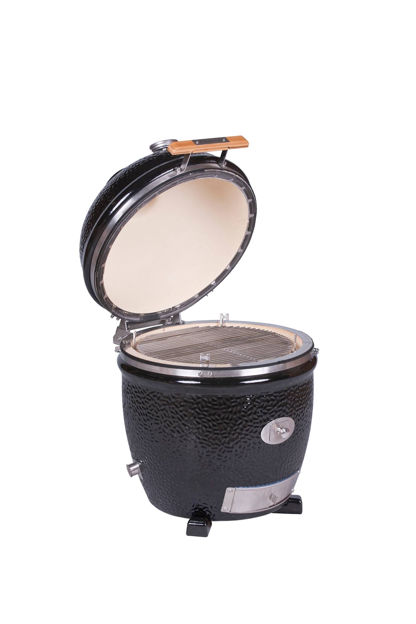 Kamado Monolith CLASSIC Noir ProSerie 2.0 sans Chariot - Image 2