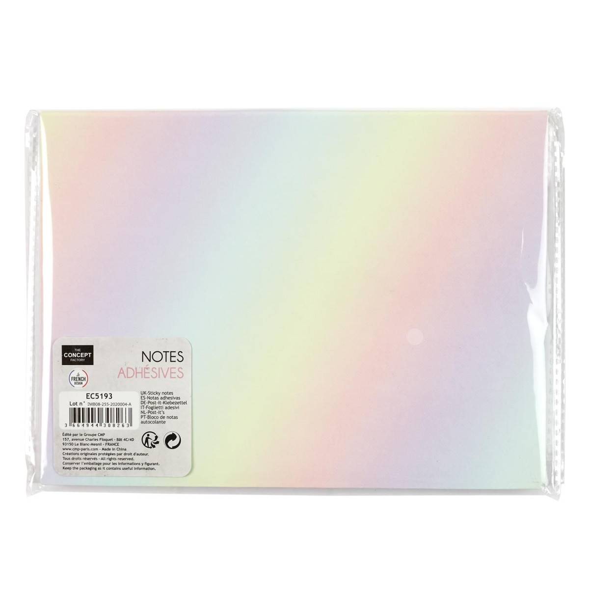 The Concept Factory - Planche de Notes Adhésives "Pop" 18cm Multicolore - Image 3