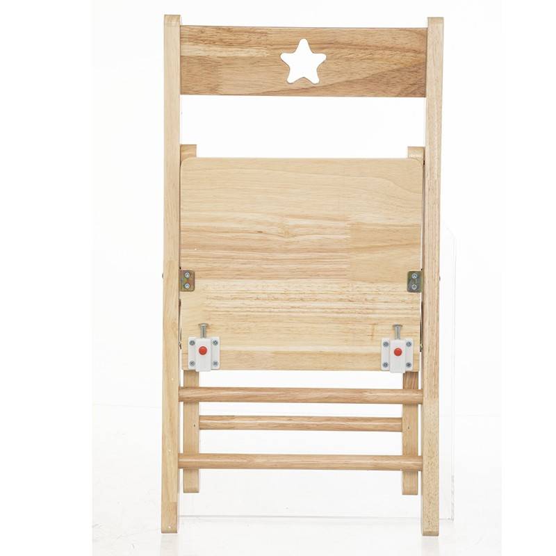 Chaise enfant pliante en bois coloris naturel Atmosphera - Image 2