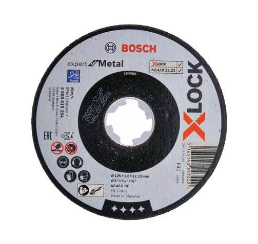 Bosch - Disque  à tronçonner EXPERT X-Lock pour Metal 125 x 1,6mm à tronçonner - BOSCH - 2608619254 - Image 2