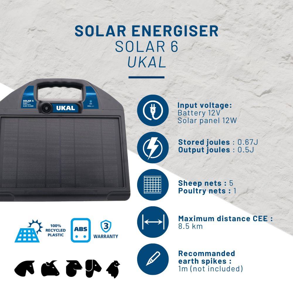 Ukal - Poste solaire SOLAR 6 0.67J/8.5km UKAL - Image 2