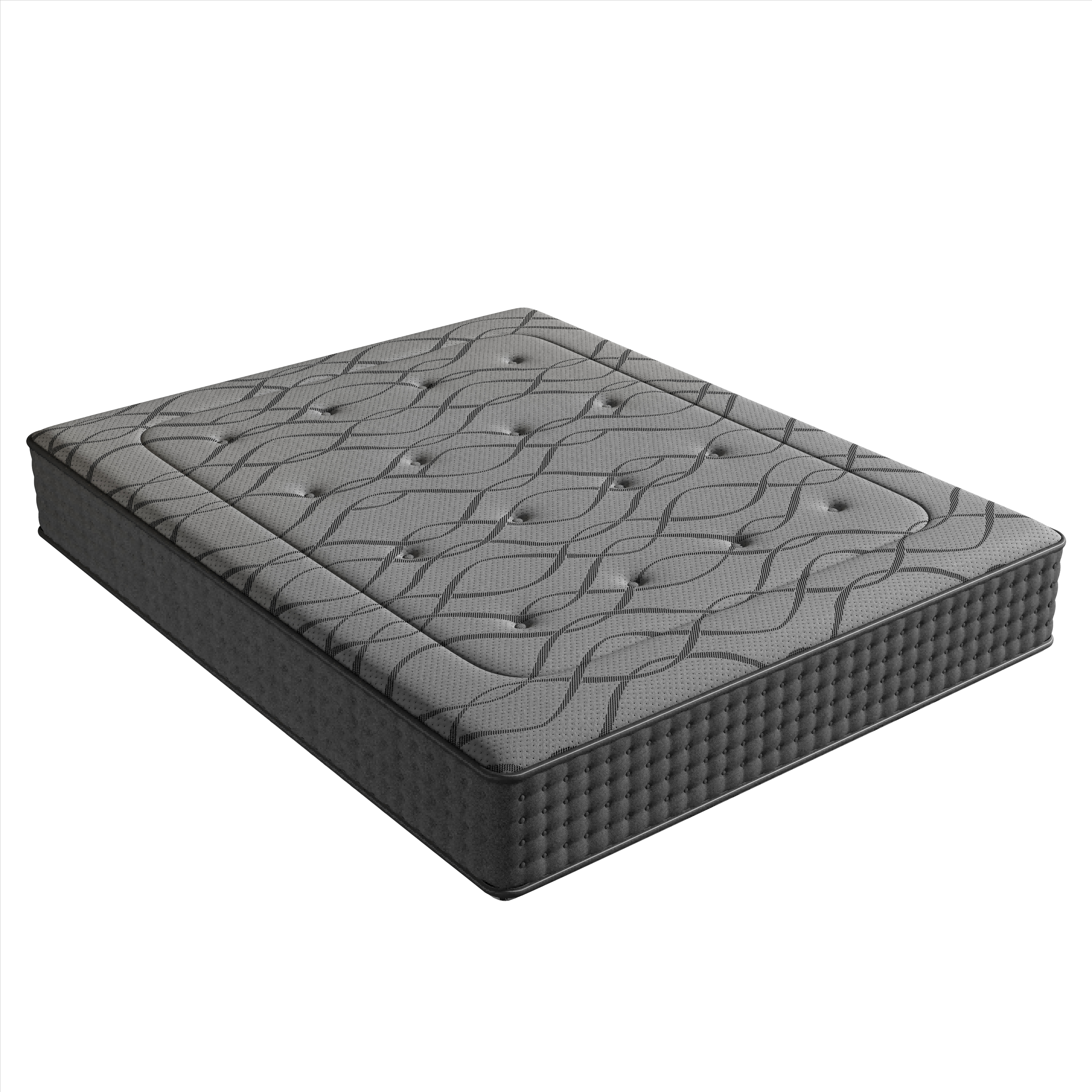Matelas à Ressorts 140x200cm, 30cm Épaisseur, Matelas de luxe, Confort, 7 Zones Ergonomique - Image 1