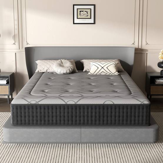 Matelas à Ressorts 140x200cm, 30cm Épaisseur, Matelas de luxe, Confort, 7 Zones Ergonomique - Image 5