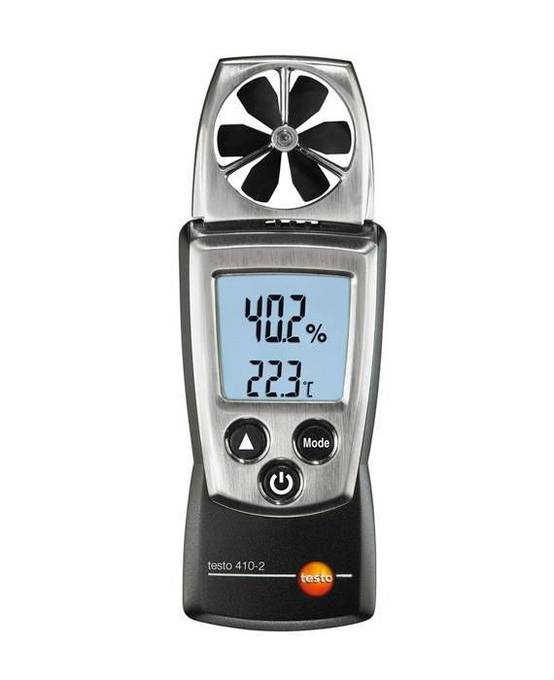 Anémomètre à hélice 410-2, mesure vitesse de l'air, température et humidité - TESTO - 0560 4102 - Image 1