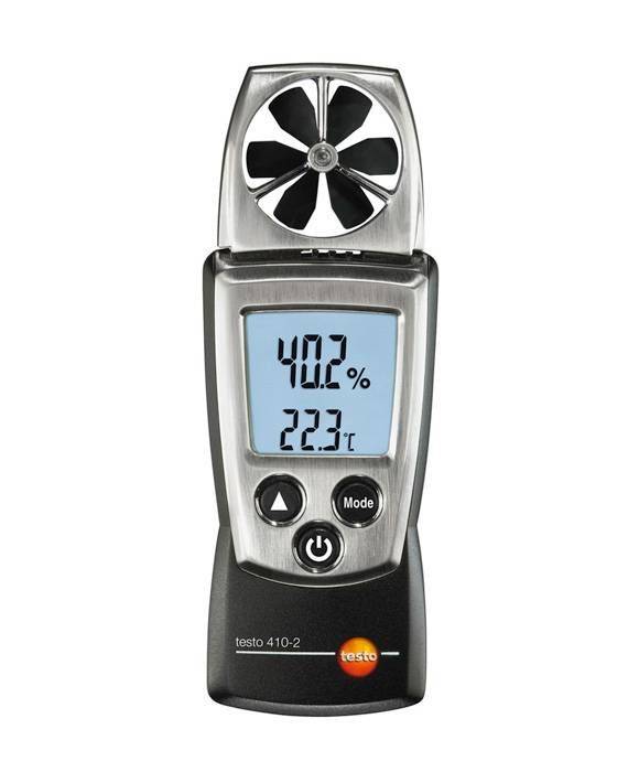 Anémomètre à hélice 410-2, mesure vitesse de l'air, température et humidité - TESTO - 0560 4102 - Image 1