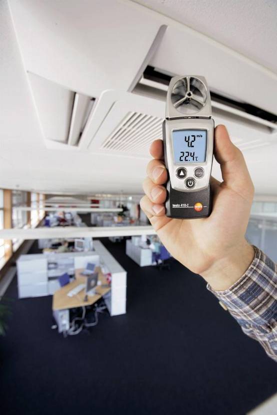 Anémomètre à hélice 410-2, mesure vitesse de l'air, température et humidité - TESTO - 0560 4102 - Image 2