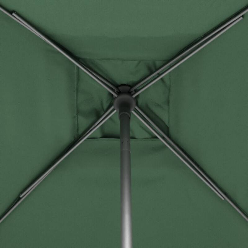 Hesperide - Parasol droit carré "Soya" vert olive D2,5x2,5m en acier Hespéride - Image 7