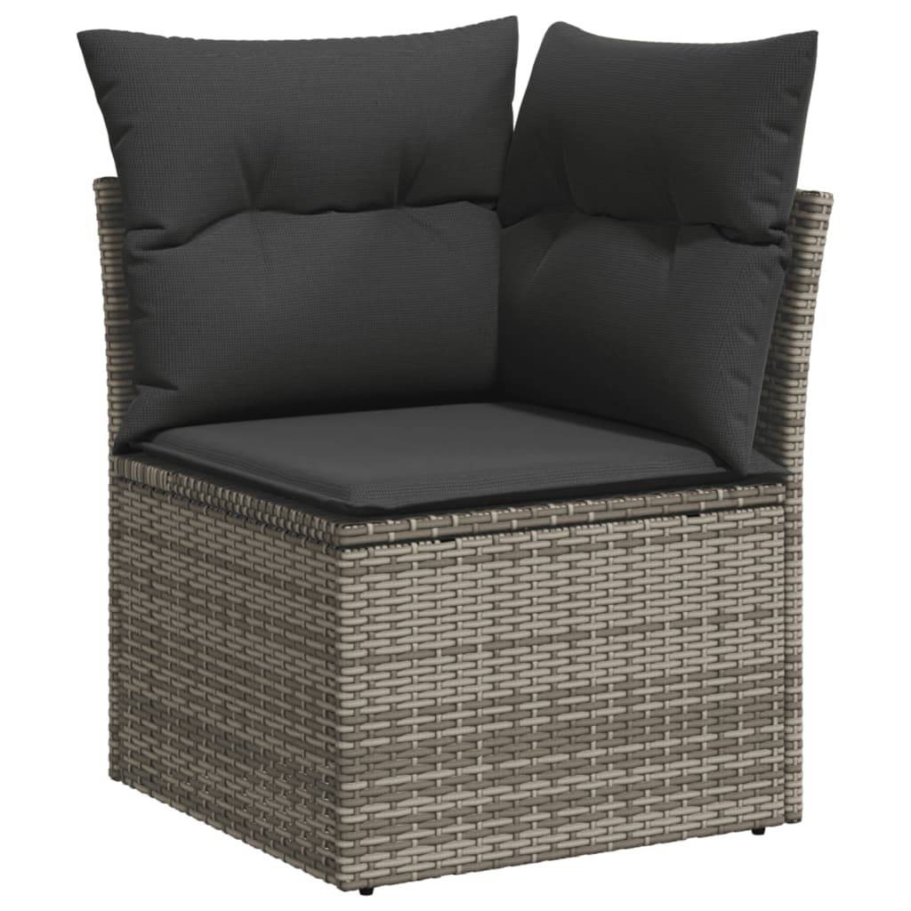 ComfortXL - Salon de jardin bas 10 places en résine tressée confortable modulable Gris Anthracite – ComfortXL Outdoor Living - Image 4