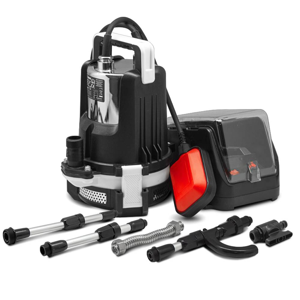 Pompe vide cave pour eaux claires sans fil 20V - Livrée sans batterie - X-Performer - Image 1