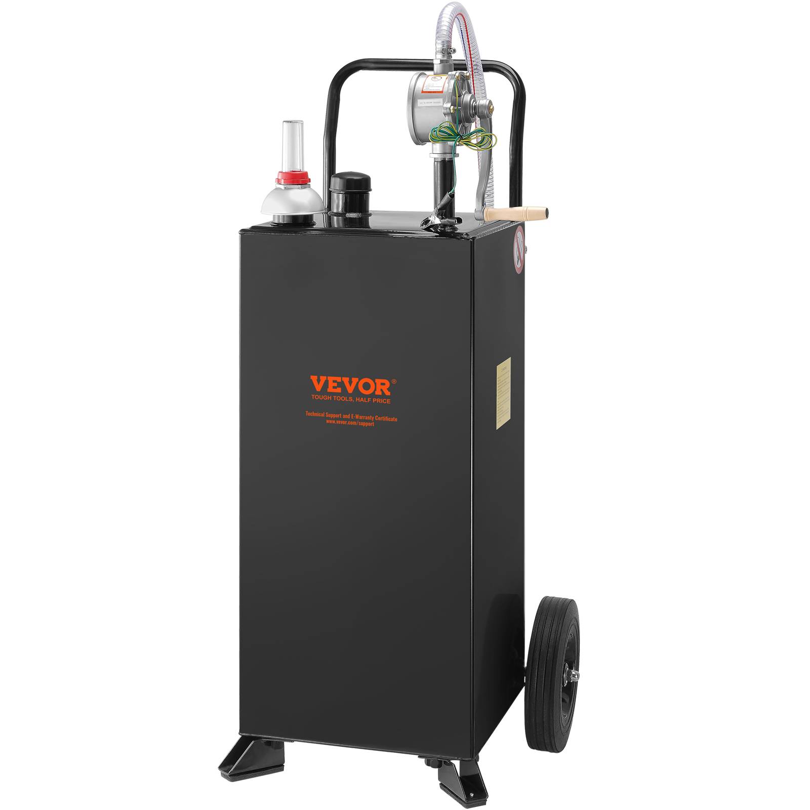 Vevor - VEVOR Chariot essence 30 gallons, pompe manuelle, réservoir carburant. Pour voiture, tondeuse, VTT. - Image 1