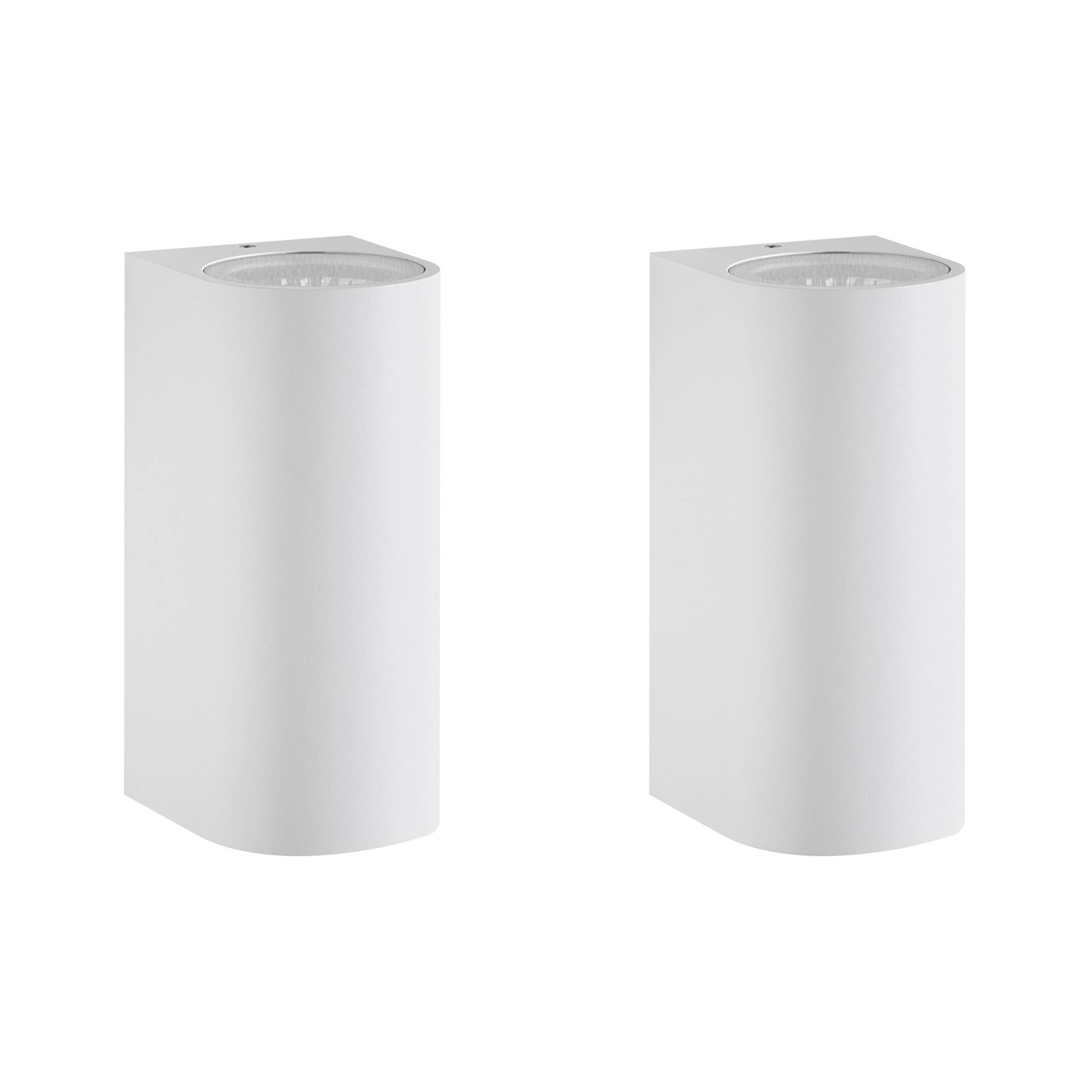 Beliani - Lampe murale pour l'extérieur Aluminium Blanc LAZARO - Beliani - Image 2