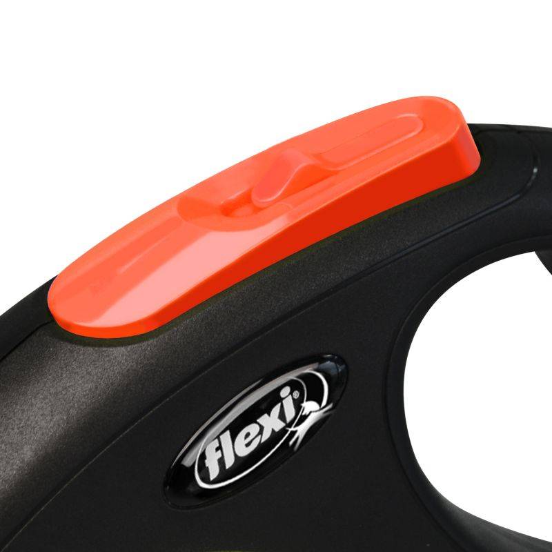 Flexi - Laisse New Neon M Tape 5 m black/ neon orange  CL21T5-251-S-NEOOR Flexi - Image 3