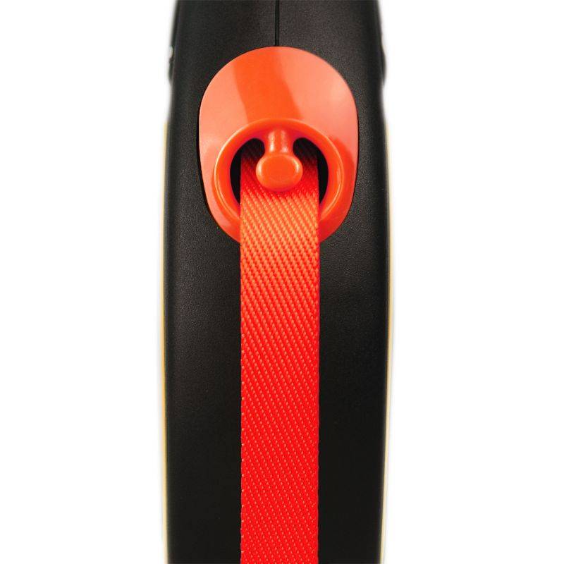Flexi - Laisse New Neon M Tape 5 m black/ neon orange  CL21T5-251-S-NEOOR Flexi - Image 2