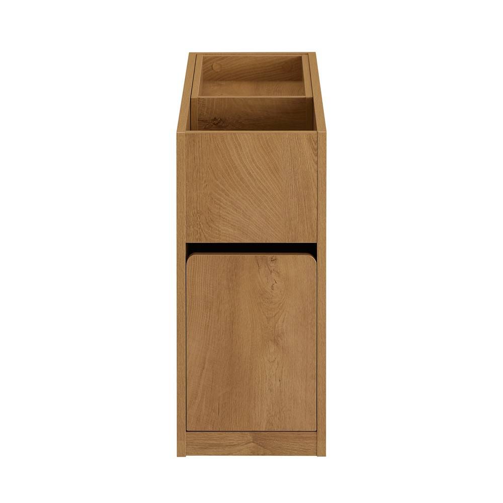 SoBuy Table de Chevet Étroite à Plateau Amovible avec Tiroir de Rangement Gain de Place Naturel - Image 1