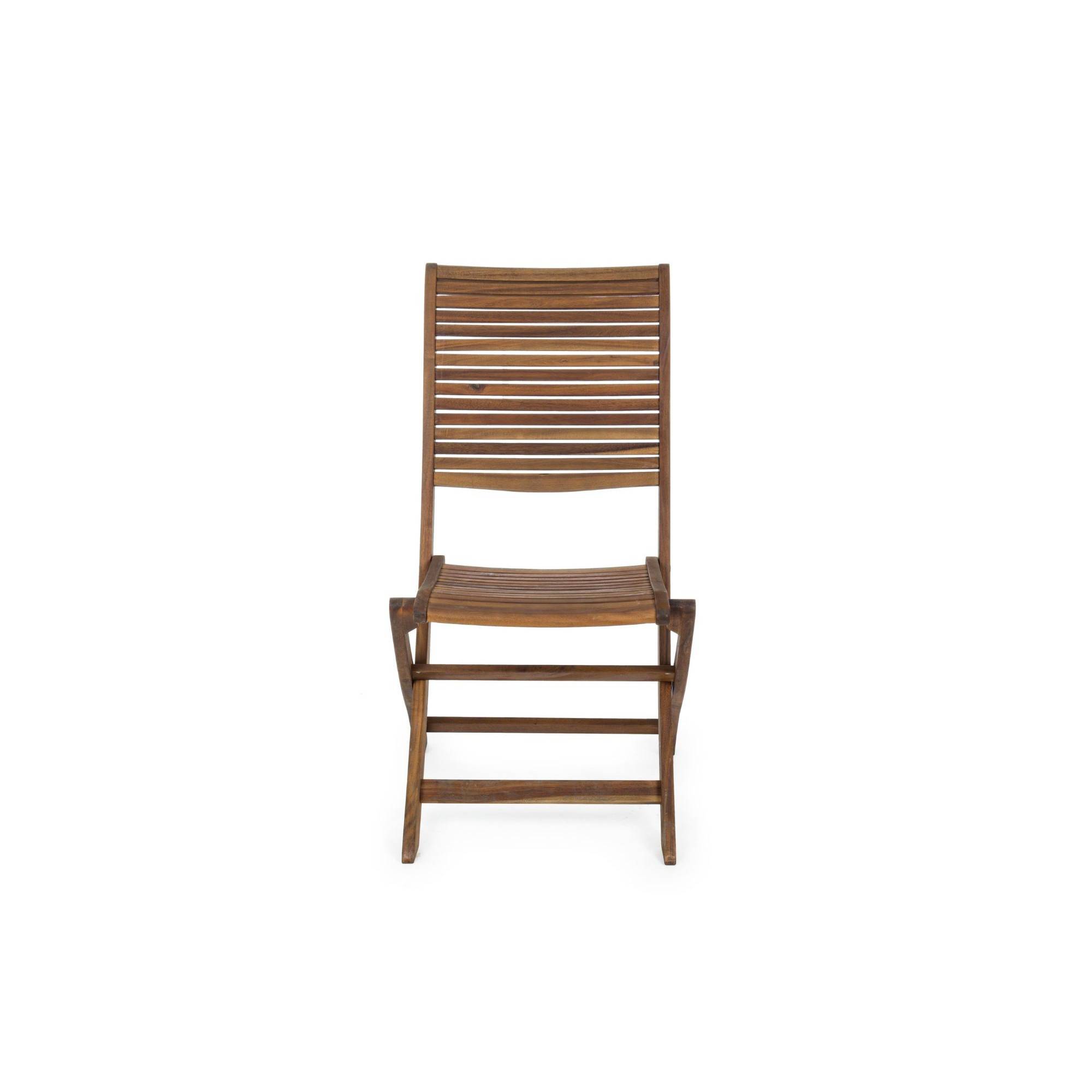 Autre - Chaises de jardin pliantes en acacia (lot de 2) - CANCALE - Image 7