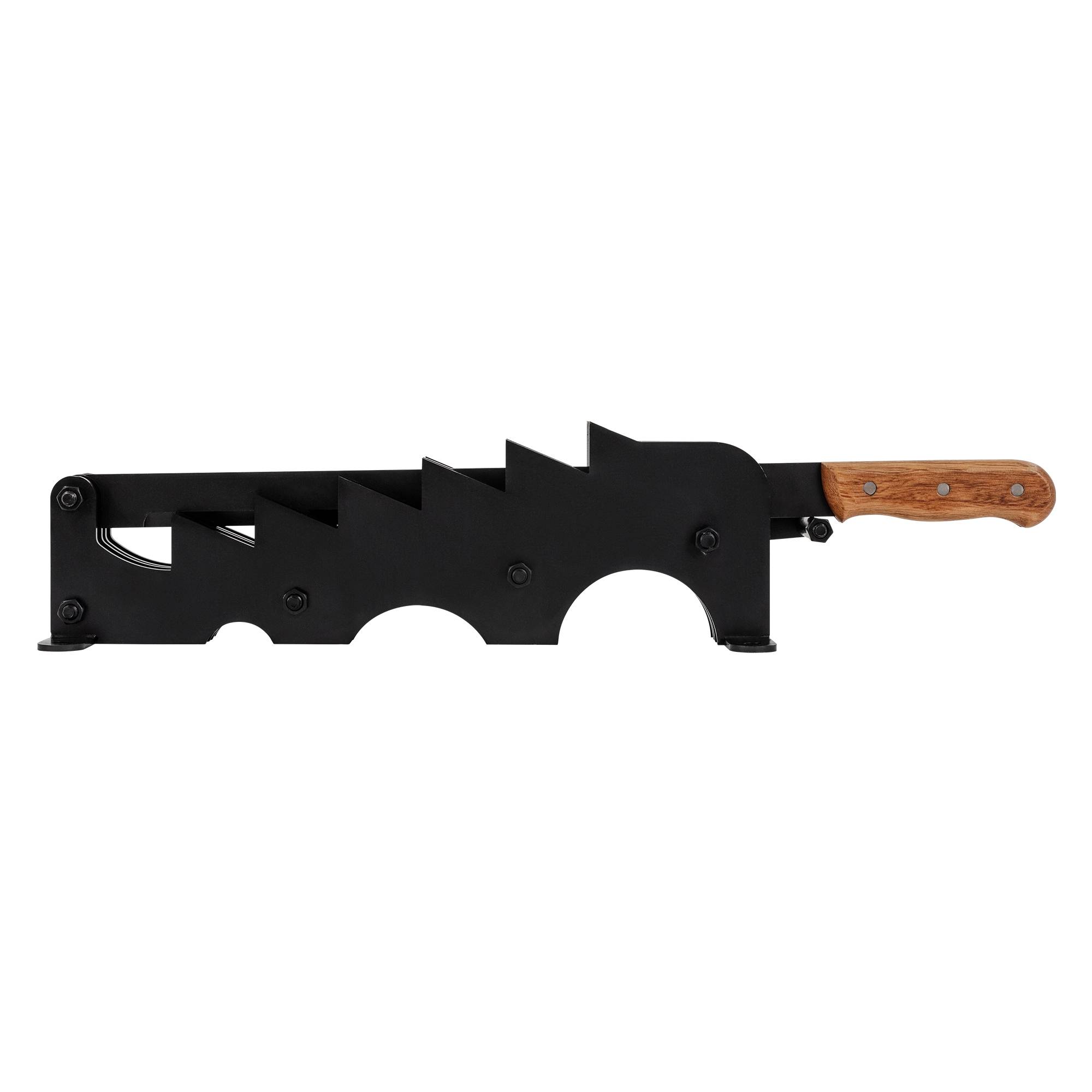 Couteau à copeaux fendeur de bûches fendeuse à main bois noir avec poignée - Image 3