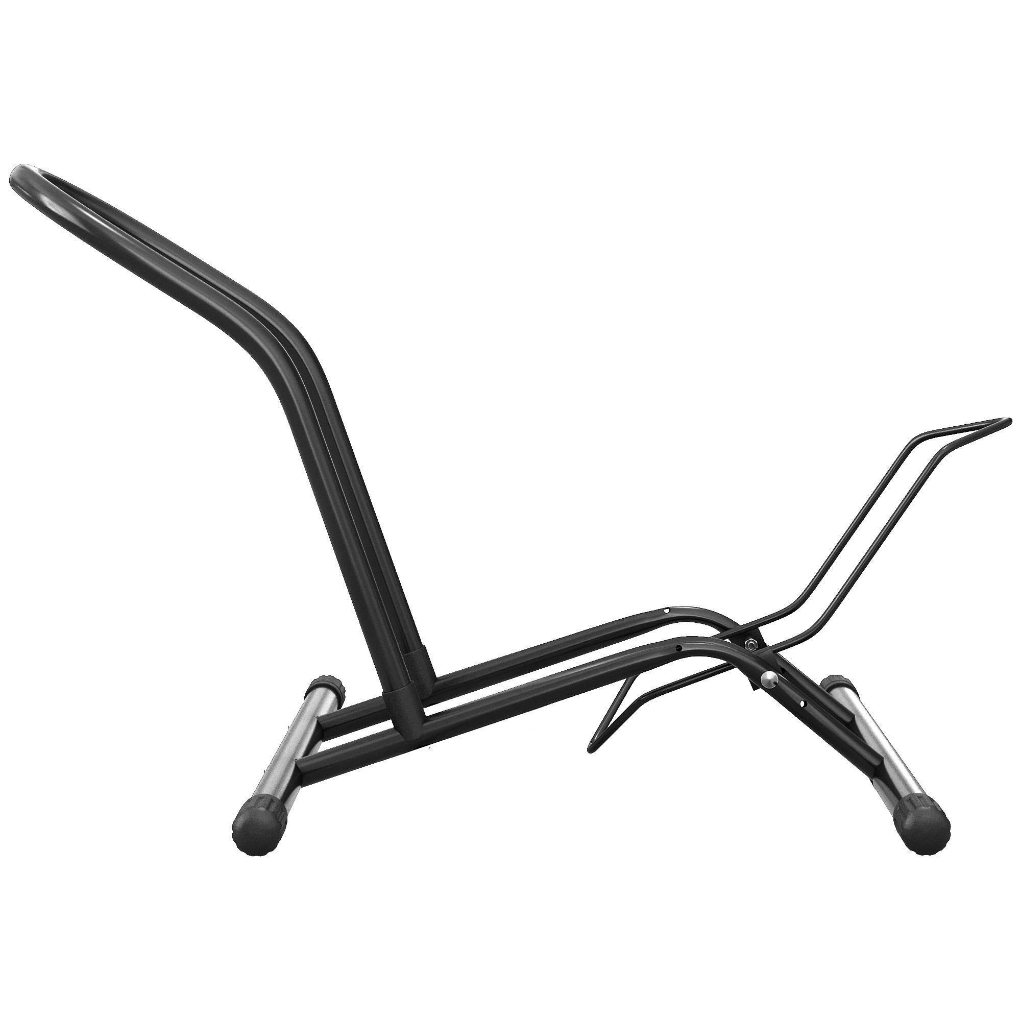 Support vélo pneus 8,5 cm acier 59x41x38 cm noir, stable et robuste pour garage ou extérieur - Image 2