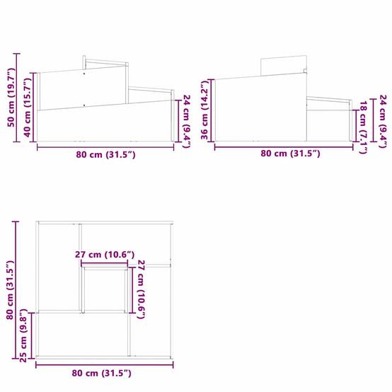 ComfortXL - Grand cache-pot carré en acier pour extérieur Noir 80x80 cm – ComfortXL Outdoor Living - Image 10