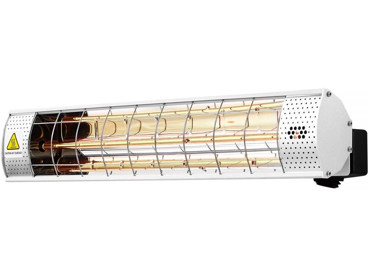 Chauffage De Terrasse Infrarouge - 2000w - Argenté -habitat Et Jardin - Image 1