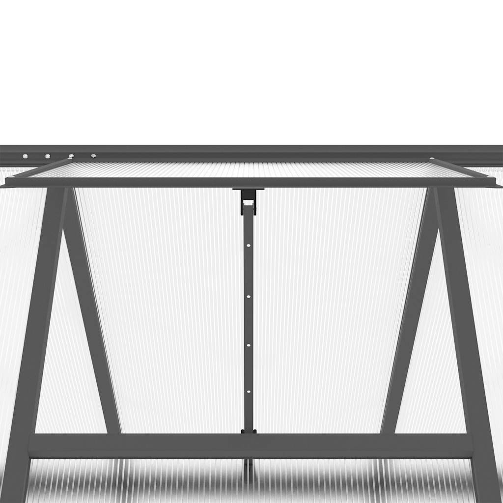 PANGIVO - Serre aluminium anthracite 169 x 169 x 195 cm - PANGIVO - Image 9