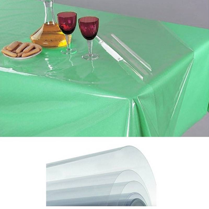 Nappe Transparente Epaisseur 15 Microns Taille 100X250CM Composition 100% PVC Caoutchouc Protecteur De Meubles - Image 2