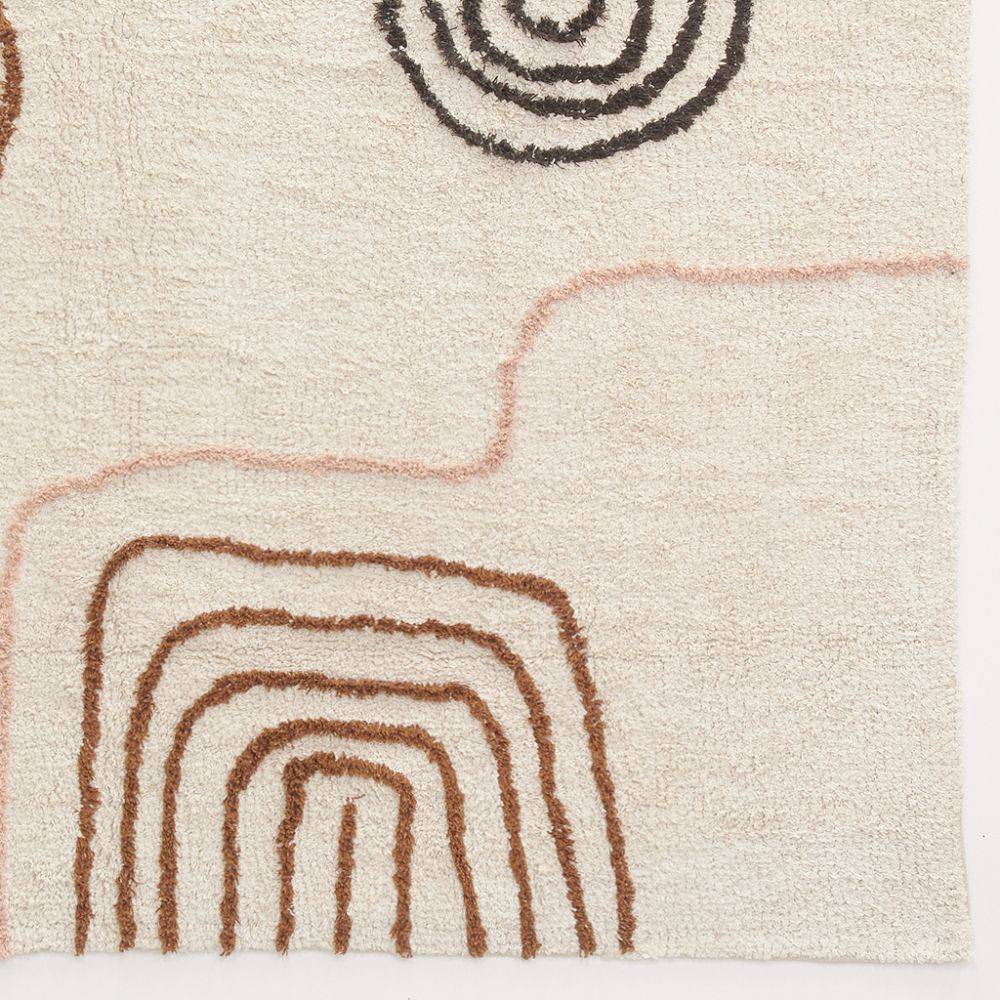 Aubry Gaspard - Tapis en coton tufté Arty - Image 2