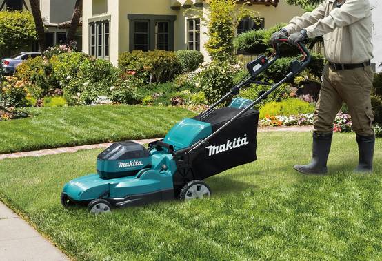 Makita - Tondeuse 53 cm 64Vmax MAKITA 1 batt.BL6440 + chargeur DC64WA - LM002JM101 - Image 4