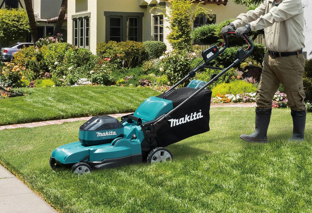 Makita - Tondeuse 53 cm 64Vmax MAKITA 1 batt.BL6440 + chargeur DC64WA - LM002JM101 - Image 4